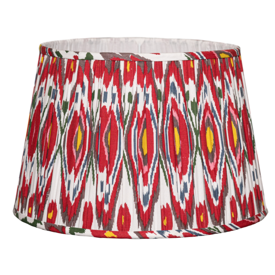 Red Ikat Empire Drum