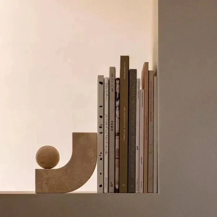 Arch Travertine Bookend