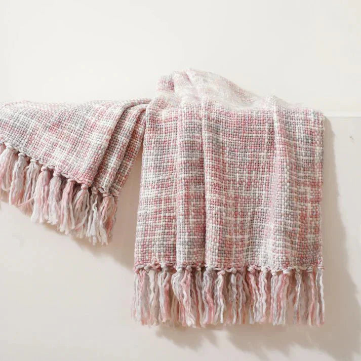 Blush Knit Blanket