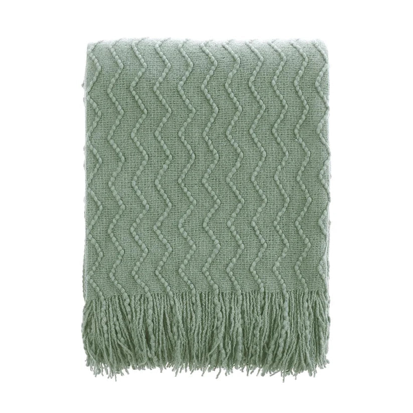 Chevron Fringe Throw