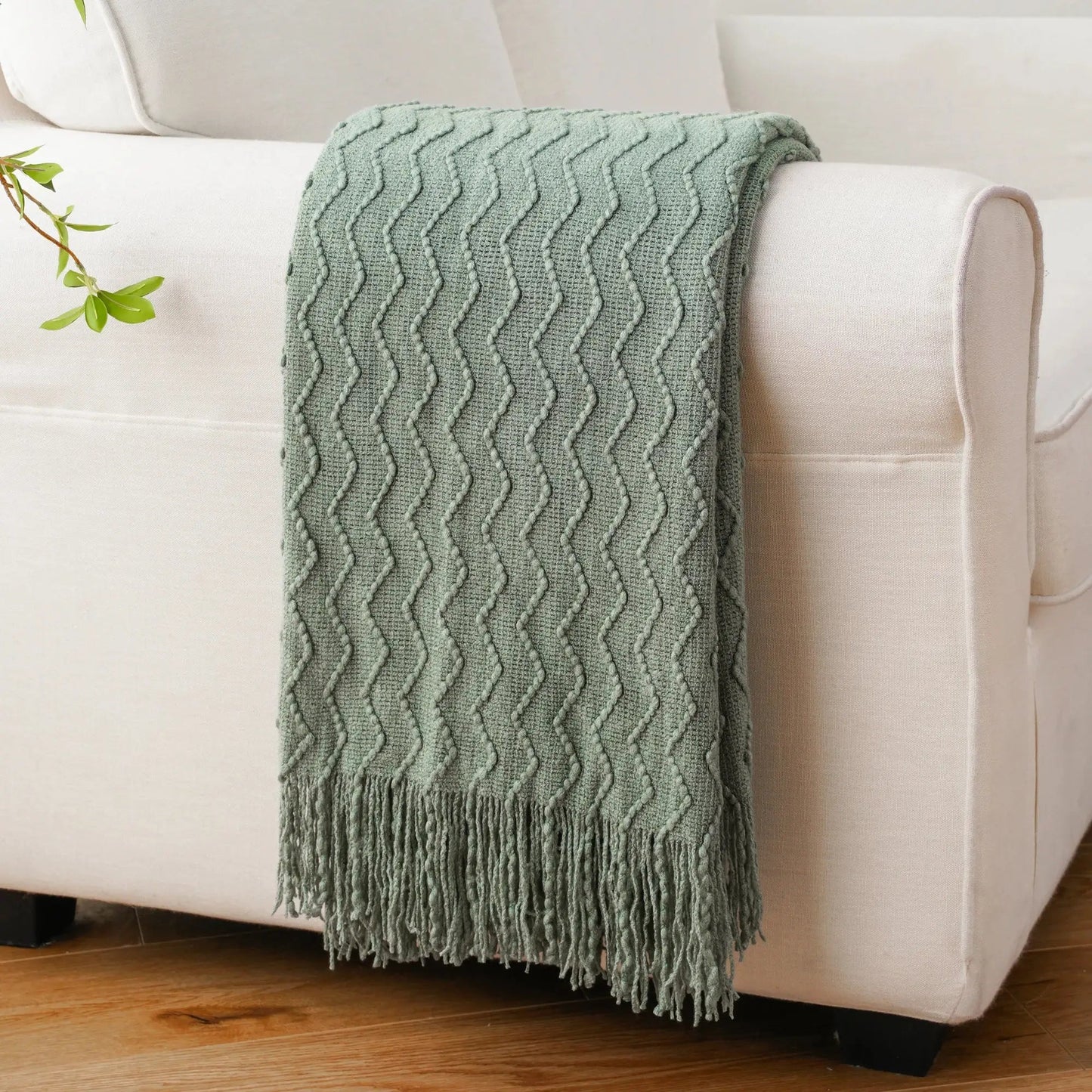 Chevron Fringe Throw